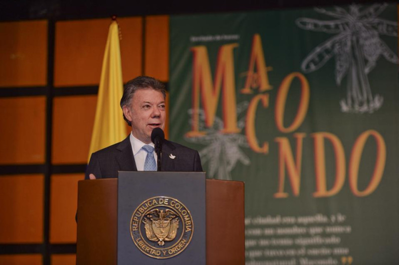 哥倫比亞總統桑托斯認為和平出現希望，但他同時警告叛軍組織勿出爾反爾。圖：翻攝桑托斯臉書   