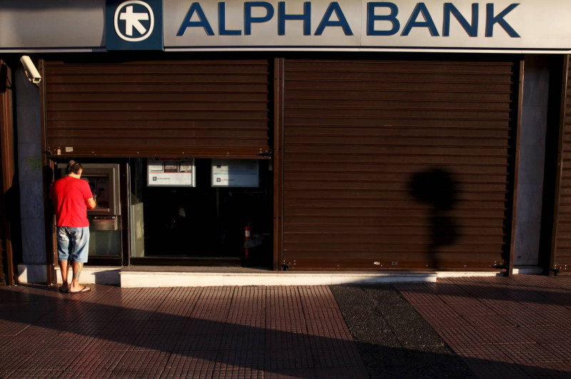 停擺3週後，希臘銀行將重新開張。圖片來源：達志影像/路透社   