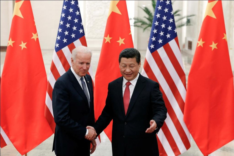 根據白宮隨副總統拜登前往中國訪問的官員表示，拜登與習近平晤談5個半小時，廣泛且仔細討論雙邊重要議題。圖片來源：達志影像/美聯社   