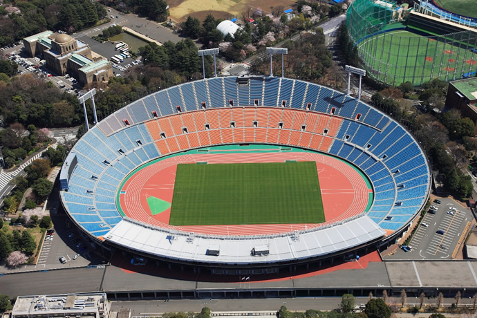 2020年東京奧運主場館「新國立競技場」的建設預算節節高升。圖：翻攝東京觀光官網GO TOKYO   