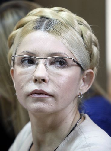 法院今日裁定駁回前烏克蘭總理季莫申科上訴，圖為她於2011年10月出席法庭時所攝。圖片來源：達志影像/美聯社。   