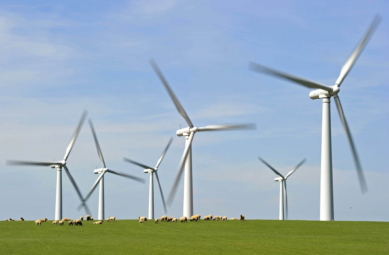 近來威爾斯當局指控英國政府在當地大量設置風力發電機，是「恣意蹂躪威爾斯的天然資源」，並下令限制風力發電機的數量；對此，英國中央政府斷然拒絕。圖片來源：達志影像/路透社   
