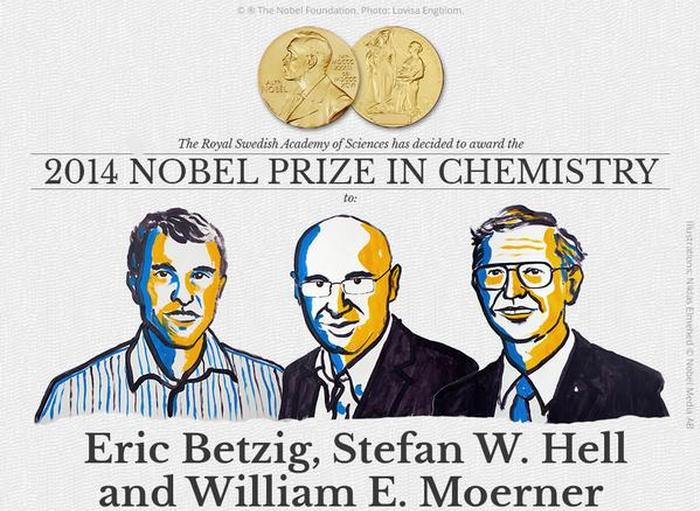2014諾貝爾化學獎得主。圖：翻攝自諾貝爾基金會官網   
