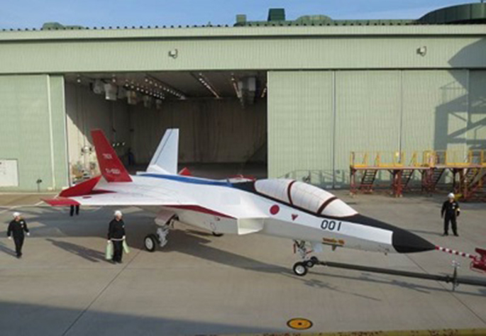 日本國產的匿踪戰機ATD-X將於明年春季試飛，圖：翻攝網路   