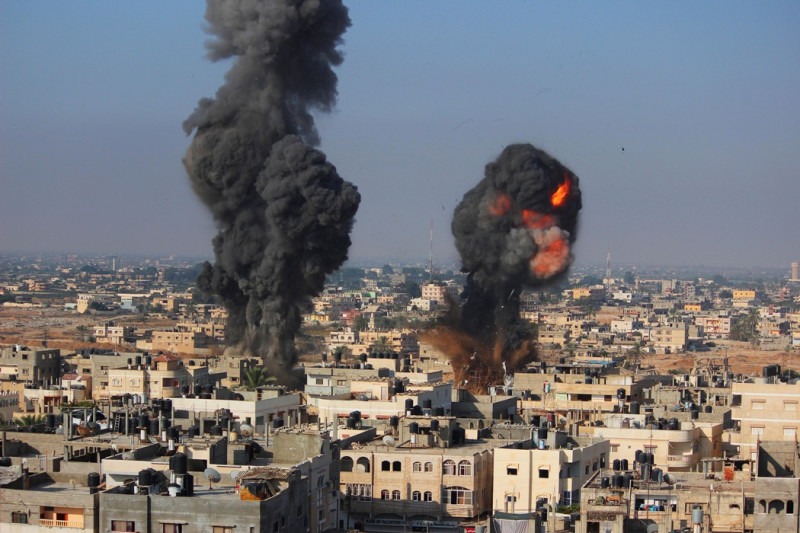 巴勒斯坦激進組織哈瑪斯(Hamas) 與以色列之間的砲火持續。圖片來源：達志影像/路透社資料照片   