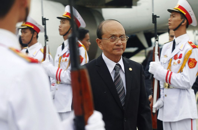 緬甸總統登盛（Thein Sein）將正式訪美進行國是訪問，這將是1966年以來，緬甸國家元首首次訪問美國。圖片來源：達志影像/路透社資料照片。   