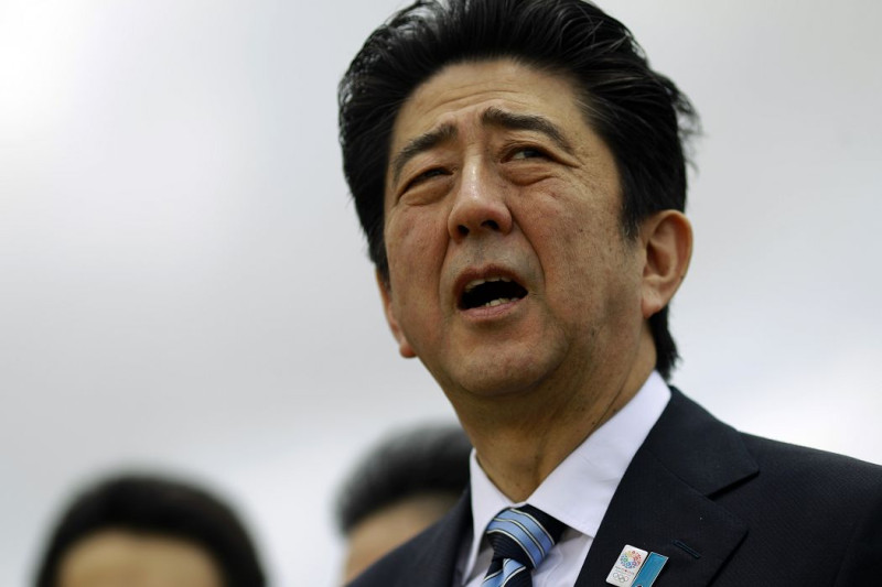 日本首相安倍晉三9日接受TBS電視台專訪，批評中國將主權問題與歷史混為一談。圖片來源：達志影像/路透社資料照片。   