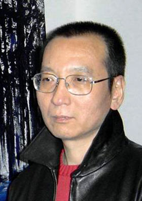 中國在囚異議人士劉曉波，獲得2010年諾貝爾和平獎。圖片來源：翻攝自諾貝爾基金會網站。   