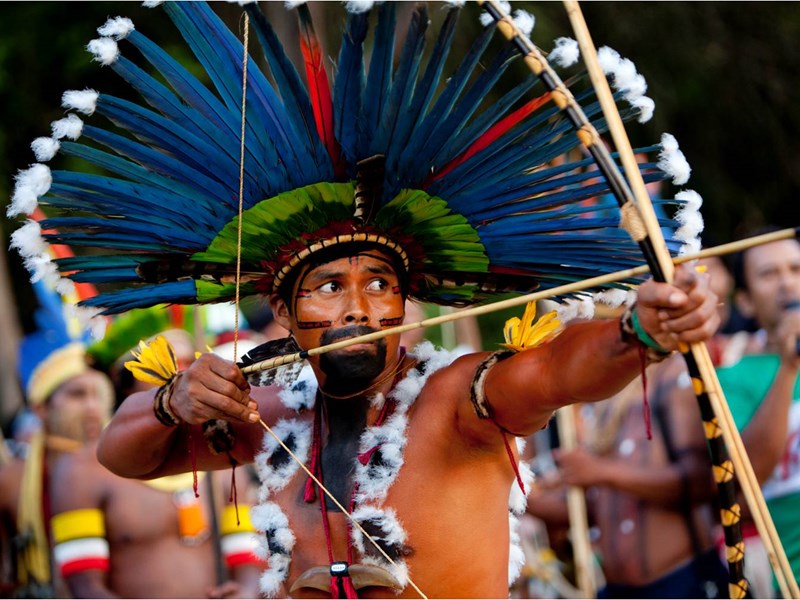 巴西首屆世界原住民運動會。圖：翻攝自世界原住民運動會官方網站   