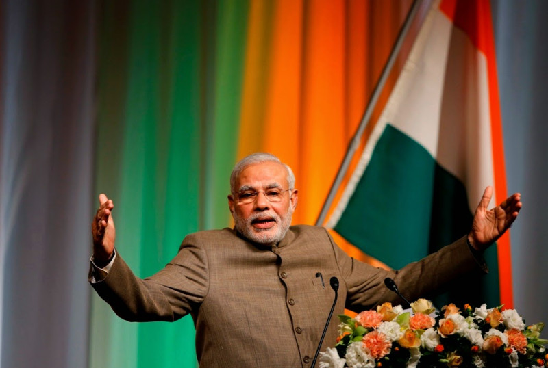 印度總理莫迪(Narendra Modi)將於26日到29日邀請非洲各國元首舉行高峰會。圖片來源：達志影像/路透社資料照片   