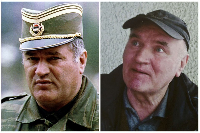 涉嫌在波士尼亞內戰時期犯下種族大屠殺的的塞爾維亞將領穆拉迪奇(Ratko Mladic)，即將向法院提出上訴，欲阻止塞爾維亞(Srbija)將他引渡至海牙國際戰爭罪法庭受審。左右圖分別為1993、2011年的穆拉迪奇。圖片來源：達志影像/路透社。   