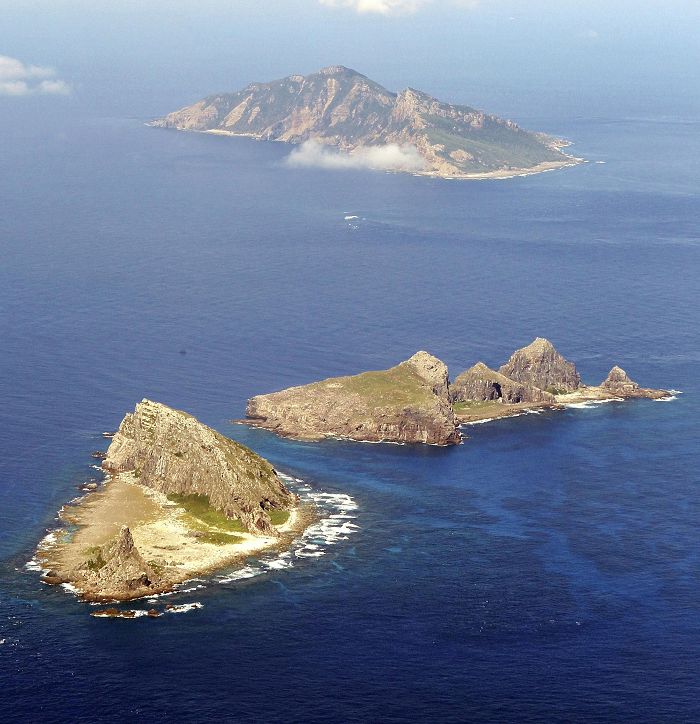 中國防空識別區的設立將與日本在東海的防空識別區重疊，此舉將可能使中日間緊張局勢加劇。圖為釣魚台海域。圖片來源：達志影像/美聯社資料照片   