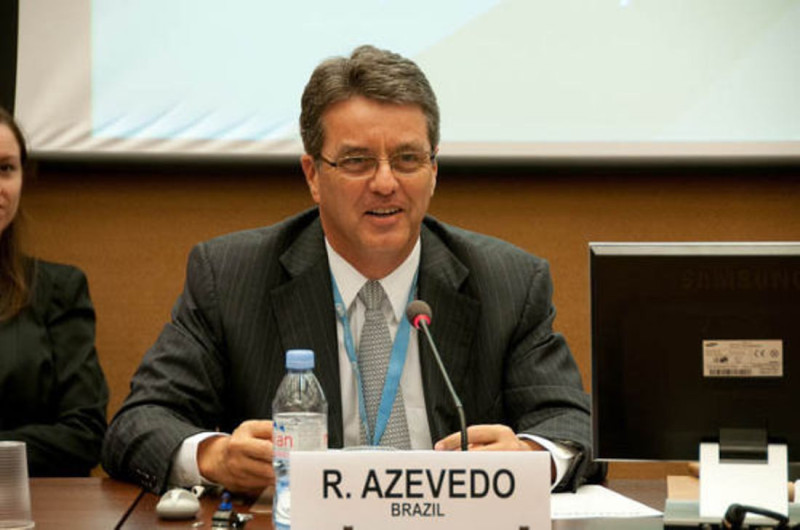 巴西經濟學家阿澤維多(Carvalho de Azevêdo)將成為下任世界貿易組織秘書長。圖片來源：翻攝自網路。   