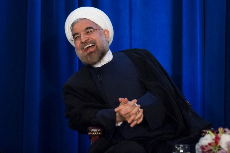 伊朗總統魯哈尼(Hassan Rouhani)是否可能跟各強國達成核武協議，備受關注。圖片來源：達志影像/路透社。   