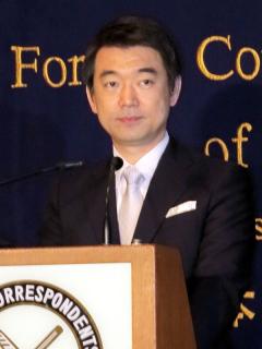 日本大阪市長橋下徹今天宣布辭職，將投入下次的市長選舉，期望有更多民眾能支持他的「大阪都」計畫。圖：中央社資料照片。   