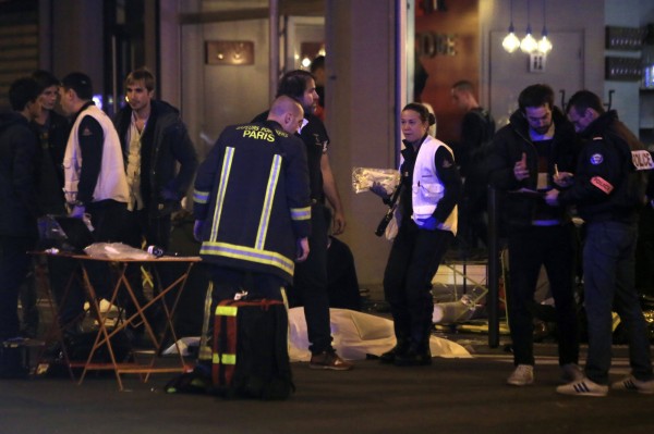 法國巴黎當地時間13日晚間，發生嚴重恐怖攻擊事件。圖片來源：達志影像/美聯社   