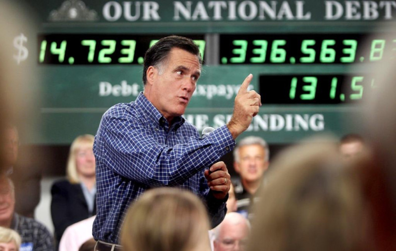羅姆尼(Mitt Romney)28日在接受微軟全國廣播公司訪問時再度抨擊歐巴馬，說這位現任總統從來沒有扮演領導者的角色，也沒有跡象顯示他能帶動美國經濟再度前進。圖片來源:達志影像/美聯社   