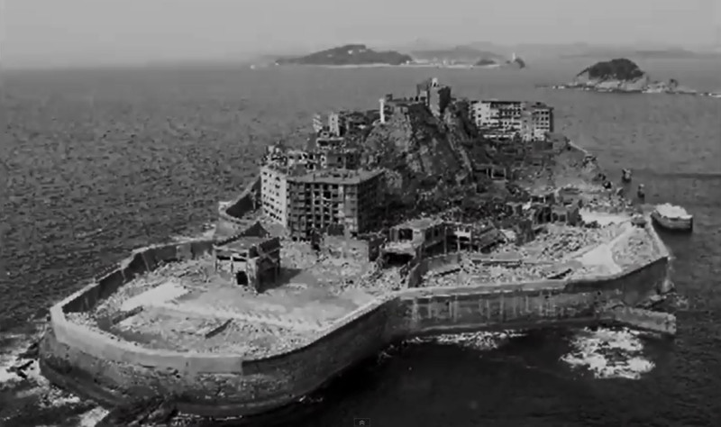 日本提出申請將包括軍艦島在內的「明治日本的工業革命遺產」，登記為世界文化遺產。圖：翻攝網路   