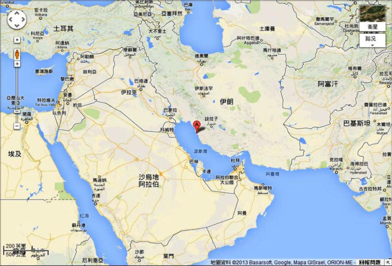 根據美國地質調查所(USGS)公布資料，伊朗南部布什爾(Bushehr)近郊博拉茲詹(Borazjan)28日下午5時21分(台灣時間同日9時51分)左右，發生芮氏規模5.6的地震。圖A即為布什爾所在位置。圖片來源：Google Map。   