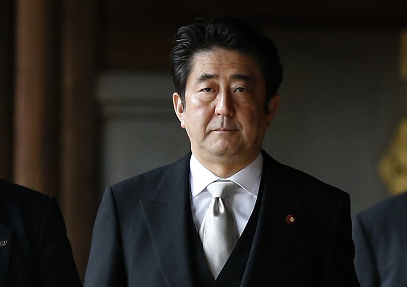 日本首相安倍晉三26日上午前往靖國神社參拜。圖片來源：達志影像/路透社資料照片   