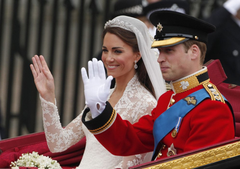 英國威廉王子(Prince William)與準王妃凱特(Kate Middleton)的婚禮今（29）日11點（台灣時間傍晚6點）在倫敦西敏寺舉行。圖片來源：達志影像/路透社。   