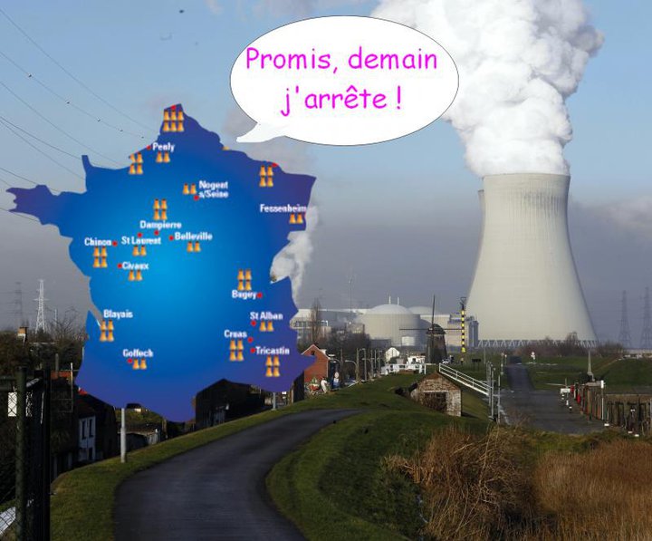 法國是全世界最主張興建核電廠的大國之一。附圖為法國境內19座核電廠分布圖，法國總統常出外拚經濟兜售核電廠，其中一位客戶就是格達費。圖片來源: TEWA(歐洲新聞觀察)提供。   