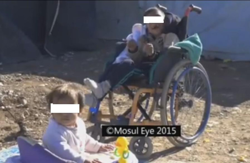 「摩蘇爾之眼」13日在臉書上貼文，揭露「伊斯蘭國」殺嬰的罪行，指出有不少殘疾兒童都面臨生命威脅。圖：翻攝摩蘇爾之眼臉書   
