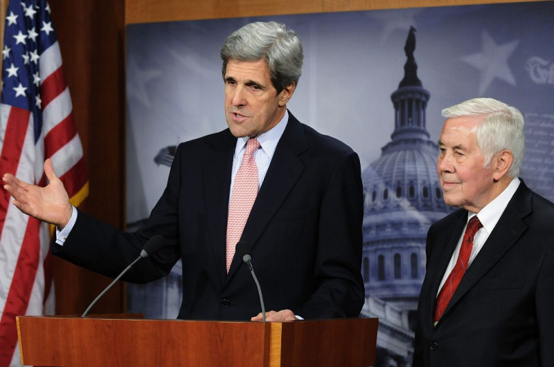 美國國務卿凱瑞（John Kerry）指出，史諾登是懦夫、是叛徒，他應該「像個男子漢」，立即返國說清楚。圖片來源：達志影像/路透社資料照片   