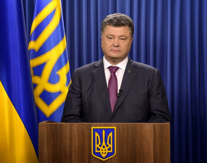 烏克蘭總統波羅申科直指俄羅斯破壞明斯克協議，斥頓涅茨克10月選舉是非法。圖片來源：達志影像/路透社資料照片   