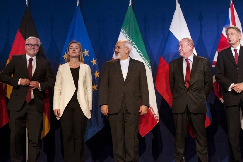 今年7月國際6強與伊朗達成核能協議，在18日正式實施。圖片來源：達志影像/路透社資料照片   