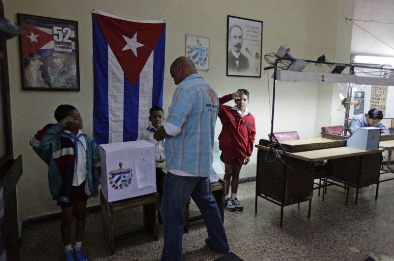 古巴3日舉行15個省級議會和全國人民政權代表大會選舉。圖片來源：達志影像/路透社。   