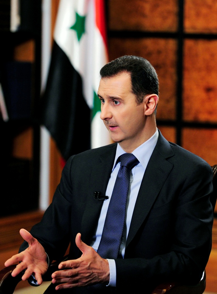 敘利亞總統阿薩德堅持敘國危機應透過對話解決，外國勢力不應介入，並稱該國反抗軍為「恐怖份子」，要求各國停止援助。圖片來源：達志影像/美聯社   