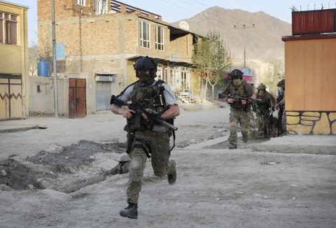 塔利班發動春季攻勢，駐阿富汗北約軍隊動了起來。(圖片來源:達志影像/美聯社)   