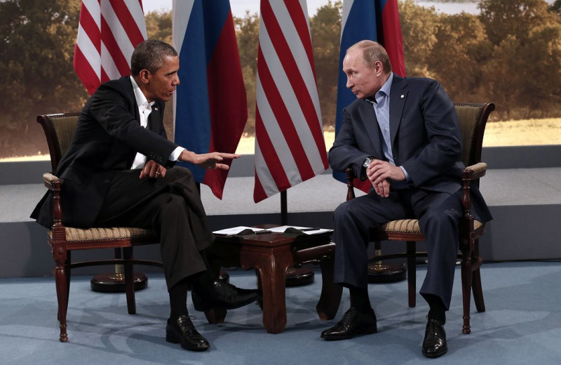 美國《富比世》雜誌5日公布2014年度「全球最有權力人物榜」，俄羅斯總統普亭連續第2年奪下榜首，美國總統歐巴馬則名列第2。圖片來源：達志影像/路透社資料照片   