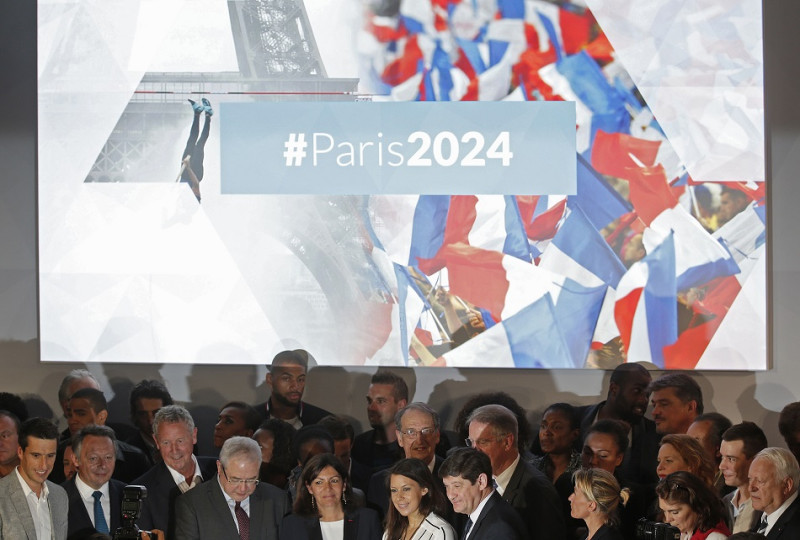 法國巴黎市23日正式宣布將角逐2024年夏季奧林匹克運動會主辦權。若這次順利獲選，將是時隔100年後再度主辦。圖片來源：達志影像/路透社   