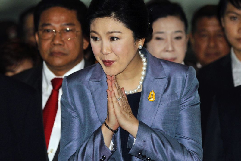泰國軍方發言人今 （17）日表示，軍政府已准許日前遭推翻的前總理盈拉(Yingluck Shinawatra)出境。圖片來源：達志影像/路透社資料照片   