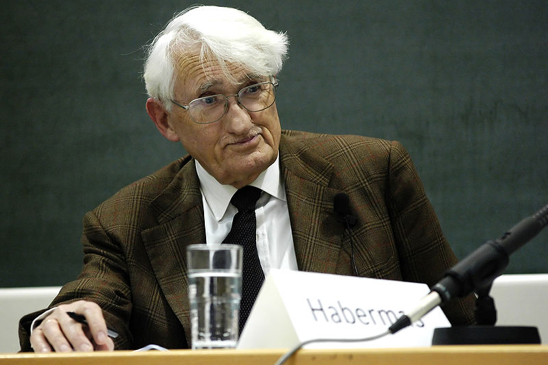 哈伯瑪斯是德國當代最重要的哲學家、社會學家之一，也是西方馬克思主義法蘭克福學派第二代的中堅人物。圖：翻攝維基網站／Wolfram Huke   