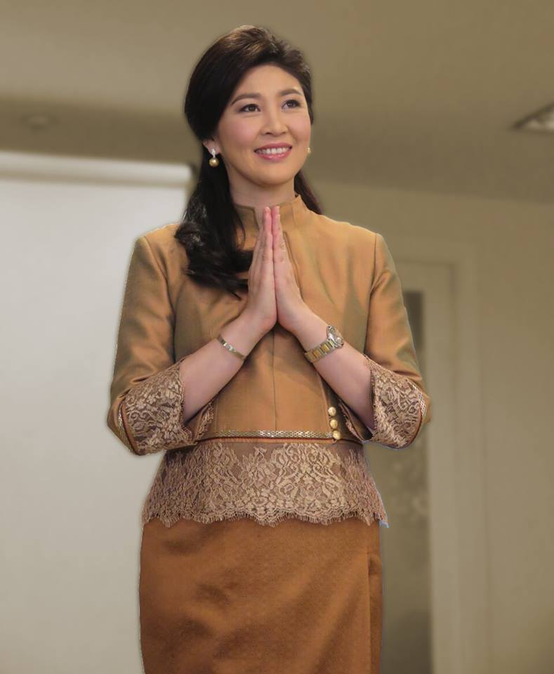 泰國前總理盈拉(Yingluck Shinawatra)一舉一動都受到嚴密監控。圖：翻攝Yingluck Shinawatra臉書   