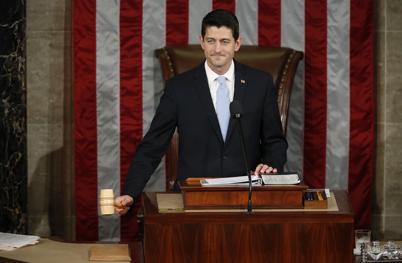 威斯康辛州聯邦眾議員萊恩（Paul Ryan）29日當選美國眾議院新議長。圖片來源：達志影像/路透社   