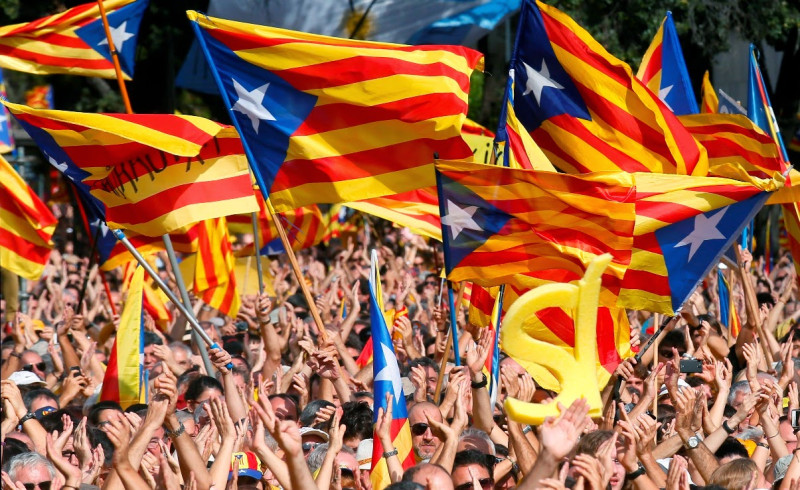 加泰隆尼亞熱切尋求獨立，已經不只一次不甩西班牙憲法法庭。圖片來源：達志影像/路透社資料照片   