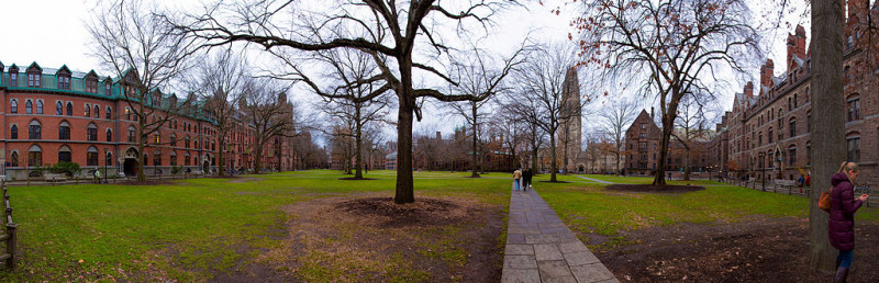 全美第3古老的耶魯大學，也傳出女大生遭到性騷擾的問題嚴重。圖：翻攝維基網站   