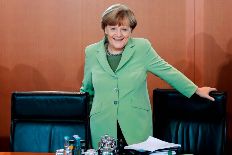 美國財經雜誌《富比世》（Forbes）26日公佈「2015年全球百位最具影響力女性」榜單，德國總理梅克爾（Angela Merkel）連續5年蟬聯冠軍。圖片來源：達志影像/美聯社   