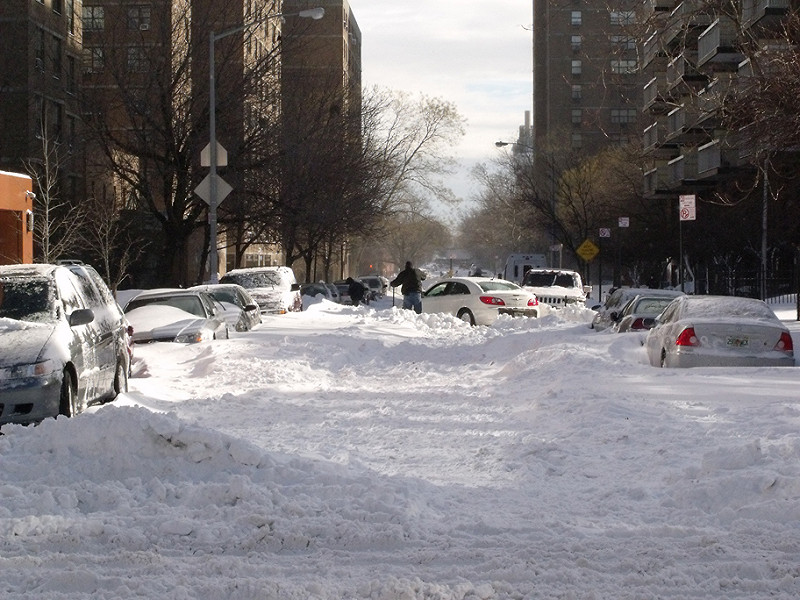 紐約數日來大雪，可是紐約市政府清除積雪的工作緩慢，令紐約客大為不滿。圖片來源:NYDECO攝影&nbsp;&nbsp;&nbsp;