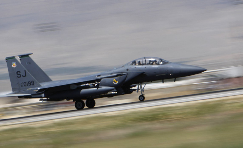F-15戰鬥機。(圖片來源:達志影像/路透社。)   