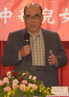 前行政院長郝柏村今(3)日表示，台灣的前途從來都不是台灣人決定的，應由全體中國人、中華民族共同決定。圖：中央社。   