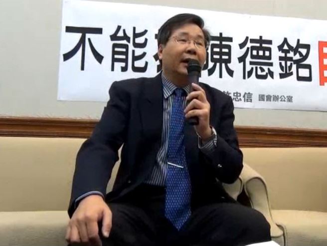 台灣團結聯盟正勸進不分區立委許忠信角逐嘉義市長。圖：新頭殼資料照片   