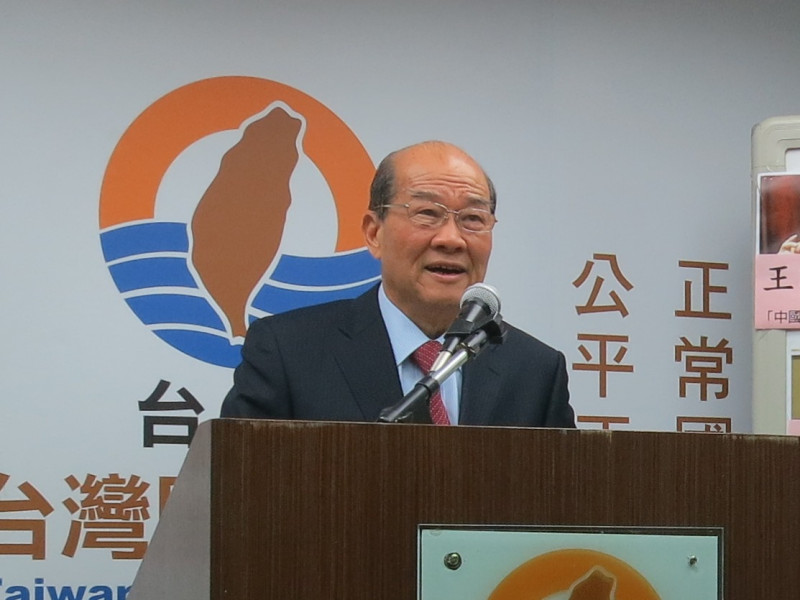 台聯主席黃昆輝13日提到，在對岸提到「中華民國」，就跟在台灣提到「清朝」一樣，根本不是什麼突破禁忌。圖：新頭殼資料照片   