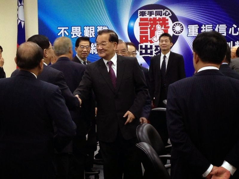 前副總統連戰因受邀出席中國紀念抗戰勝利70週年活動，引發外界熱議。圖：新頭殼資料照片   