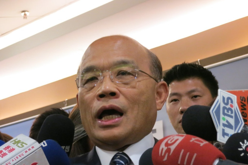 針對台北市長郝龍斌呼籲召開國是會議，民進黨主席蘇貞昌30日出席民進黨八年執政研討會時指出，領導人的「格局決定終局」，看來馬總統不會理睬郝龍斌了。圖：林朝億/攝影   