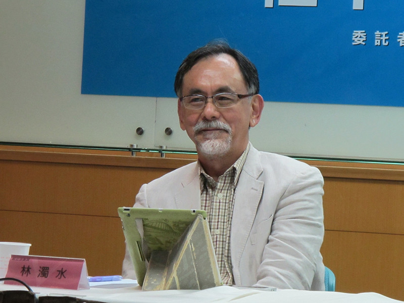 前民進黨立委林濁水8日表示，換柱後，民調顯示朱立倫僅增多0.5%支持度現象，令人非常震驚。圖：林朝億/攝&nbsp;&nbsp;&nbsp;